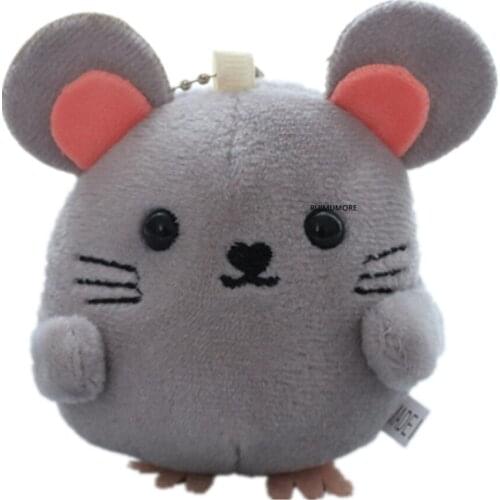 100pcs.lot Cute Animal Toy 7CM , 9cm Approx. 2designs , Plush Stuffed toy doll ; Kids Gift Keychain Plush Dolls