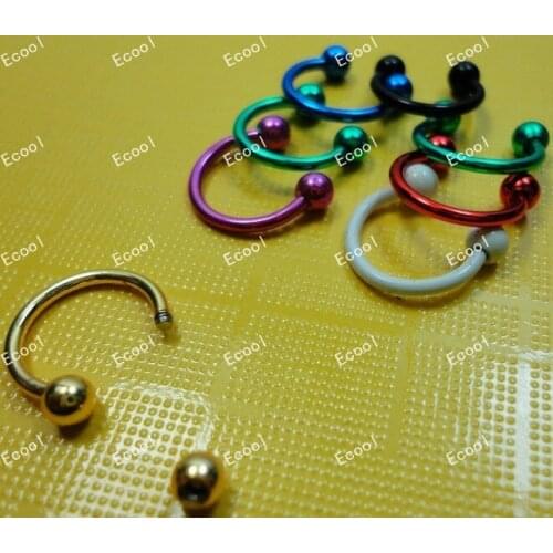 30pcs Whole Jewelry Lots Labret Lip Body Pierce Nipple Navel Belly Eyebrow Bar Rings LB337 free shipping