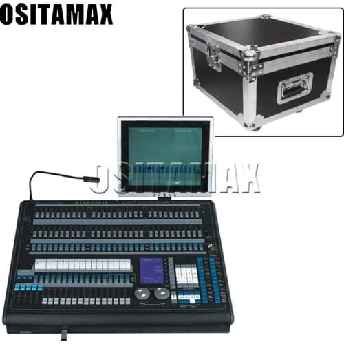 Free shipping FlightCase China Stage DMX Lighting Controller DJ party dance Effect Equipment for the moving head and stage light