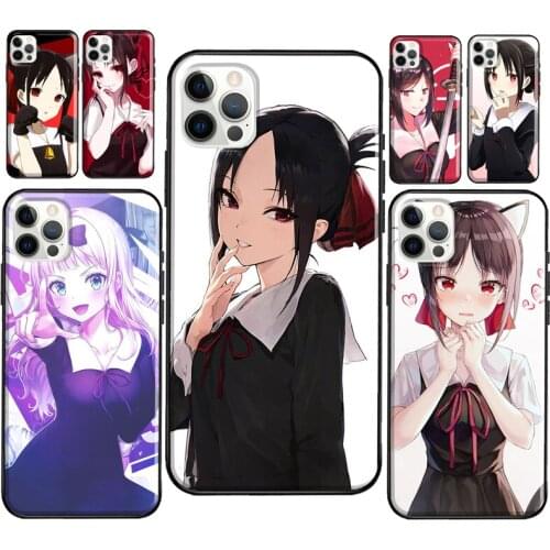 Anime Kaguya Sama Case For iPhone 11 Pro Max 12 Pro Max XS XR X 12 Mini SE 2020 7 8 Plus Phone Back Cover