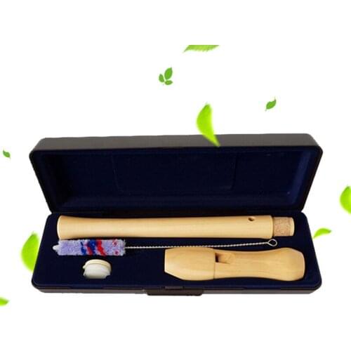Two / Three Wooden Flute Without Standard German / British Solid Wood Treble Wooden Clarinet 8 Hole Flute