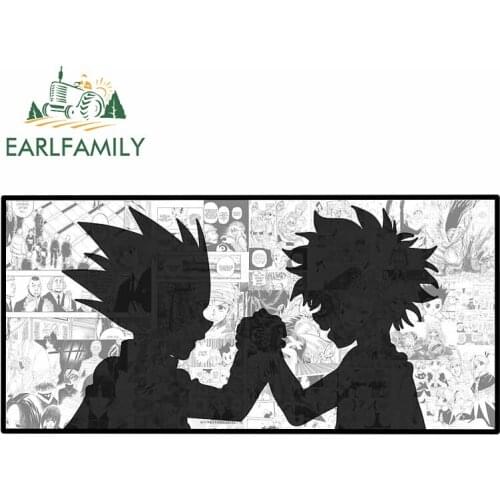 EARLFAMILY 13cm x 6.5cm For Hunter X Hunter Fine Decal Fashion Car Stickers Personality Waterproof Occlusion Scratch Decoration