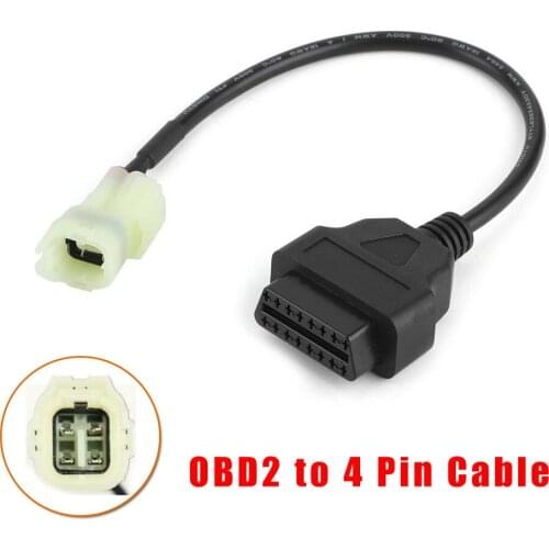 ELM327 OBD 2 Cable 4 Pin Adapter Car Connector Cable Diagnostic Code Reader Cable Scanner Diagnostic Tool Cable