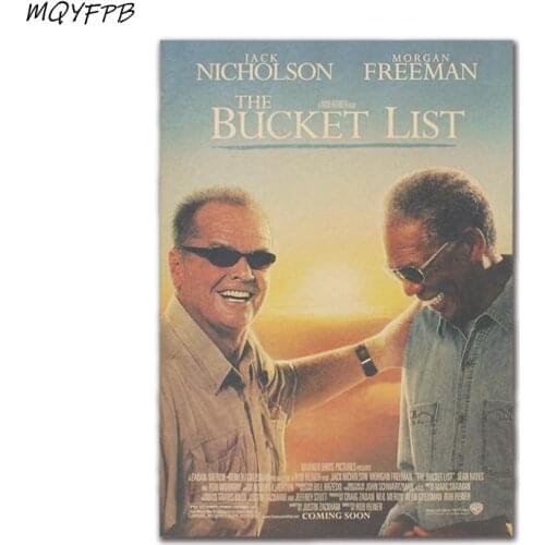 Movie The Bucket List Kraft Paper Poster Home Wall Room Decoration Painting 50.5x35cm