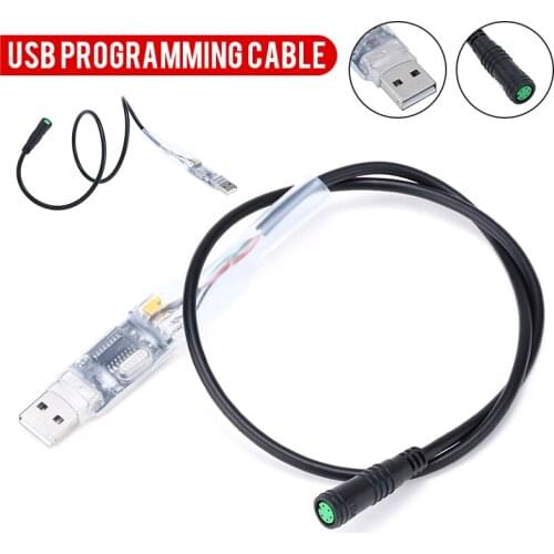 1pc 58.4 cm Car Auto USB Programming Cable For Electric Bikes eBike BAFANG BBS BBSHD Mid Motor Tool Parts Accessories