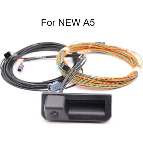 Rear View Camera with Guidance Line + wiring harness For Audi A5 B9 8W
