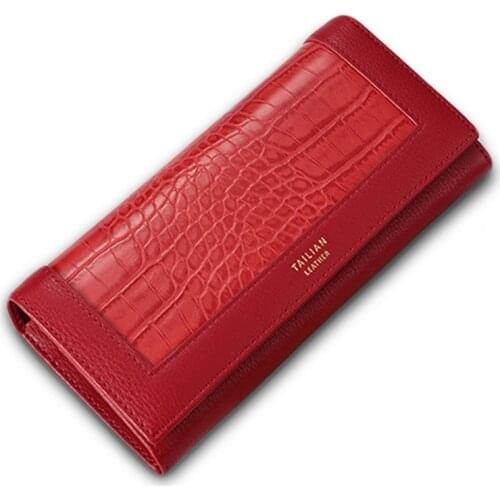 Women Wallet and Purses PU Leather Female Coin Card Holder Purse Ladies Money Bags Alligator Wallets Handbag