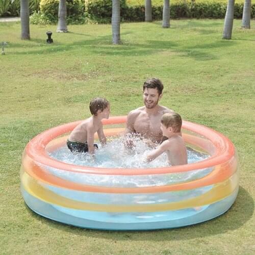 Summer Inflatable Swimming Pool Kids Toy Paddling Play Children Round Basin Bathtub Portable Kids Outdoors Sport Play Toys Thick