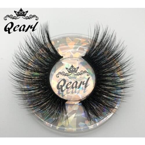 Reuseable 25-30 Times Full Strip Lashes Comfortable Soft Eyelash Packaging Box Custom