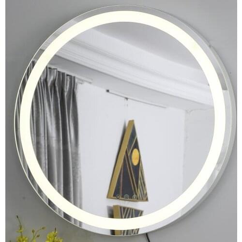 Live fill light wall-mounted vanity mirror