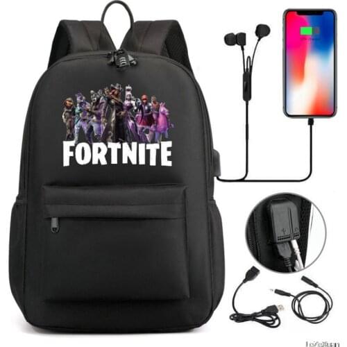 New mens backpack Fortnite leisure travel backpack computer student school bag multi-functional large-capacity fashion backpack