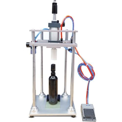 Pneumatic Desktop Capping Machines Essential Oil Bottle Beer Bottles Capper Soda Beverage Bottle Lock Cap Capping Machine