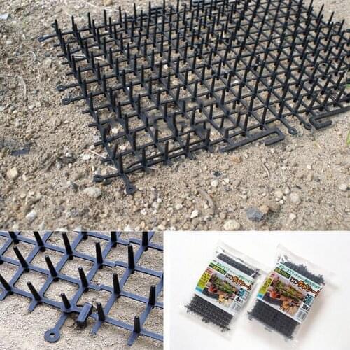 Garden Yard Anti-Cat Dogs Repellent Mat Prickle Strips Keep Cats Away Safe Nails Thorn Pets Protective Fence Scat Mats
