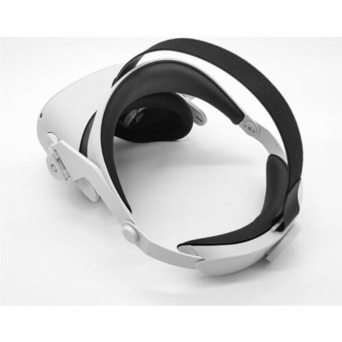 VR Headset Adjustable Headband Head Strap for Oculus Quest 2 Virtual Reality Glasses VR Helmet Comfortable Headband