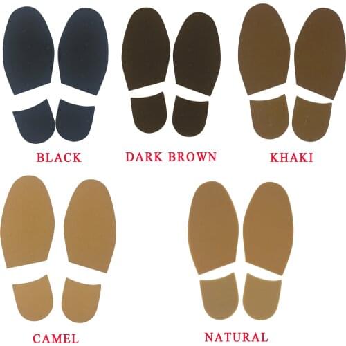 KANEIJ shoes replacement rubber half sole and heels, rubber material sheets, different colors 2mm thickness half and 3.5mm heels