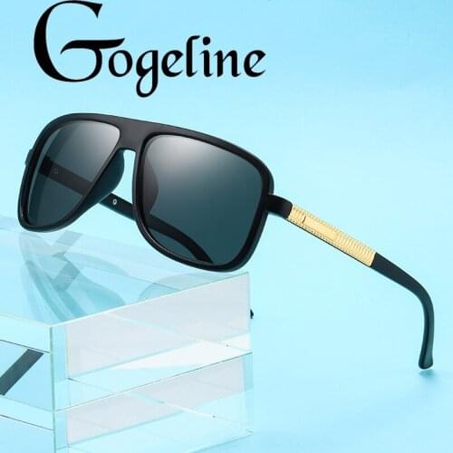2020 Sunglasses Men Square Polarized UV400 High Quality Mirror Eyewear Driving Retro Anti-glare Drivers Sun Glasses For Men