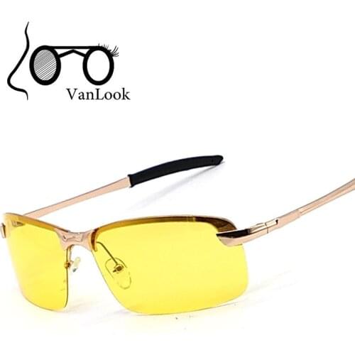 Yellow Sunglasses Polaroid Men Sun Glasses For Night Driving In The Dark Polarized Lens Lentes De Sol Amarillo Anti Reflective