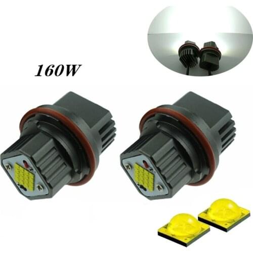 LED Headlight Angel eyes bulb DRL Halo Ring Marker Error Free For BMW E39 E53 E60 E61 E63 E65 E66 E87 525i 530i xi 545i X3 M5 X5