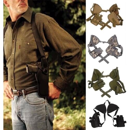 Outdoor Tactical Police Security Universal Right Hand Pistol Shoulder Pouch Military Gun Holster For Glock 17 19 Beretta M9 Gun