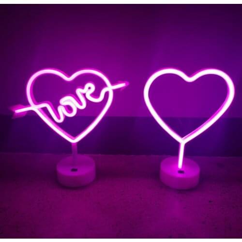 High Brightness with Base Neon Sign Lamp Decoration for Photography