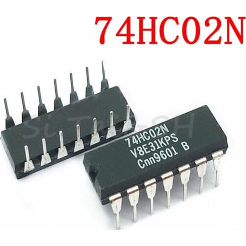 10pcs/lot SN74HC02N SN74HC08N 74HC132 SN74HC32 74HC86 74HCT04 74HC14 74HCT00 74HCT02 SN74HC02N DIP-14