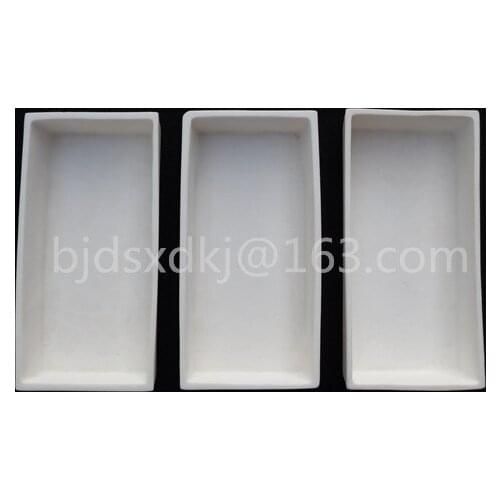 100*50*30mm / 99.3% alumina crucible / Boat / corundum crucible / Al2O3 ceramic crucible / Sintered crucible