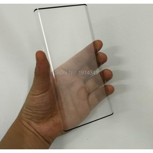 1000pcs/lot black Tempered Screen Protector glass support fingerprint deblocking for Samsung Galaxy note 10 10plus