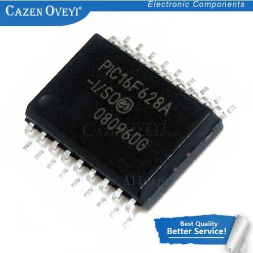 2pcs/lot PIC16F628A-I/SO PIC16F628AISO 16F628A-I/SO PIC16F628A PIC16F628 SOP-18 In Stock