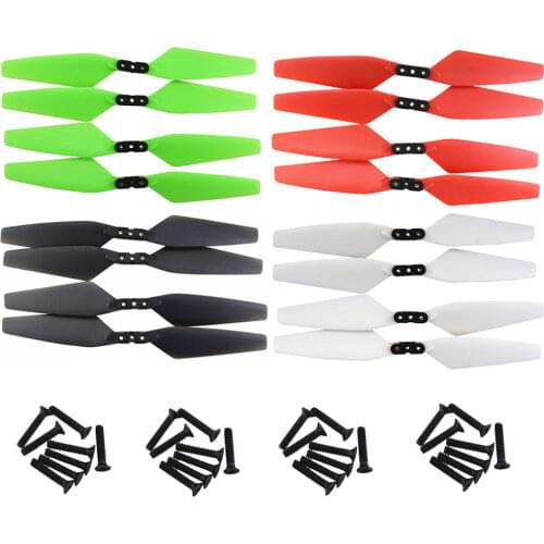 4PCS Propellers Spare Aircraft Blades Quadcopter Drone Accessories for MJX Bugs 4W B4W EX3 D88 HS550 White Green Red Black