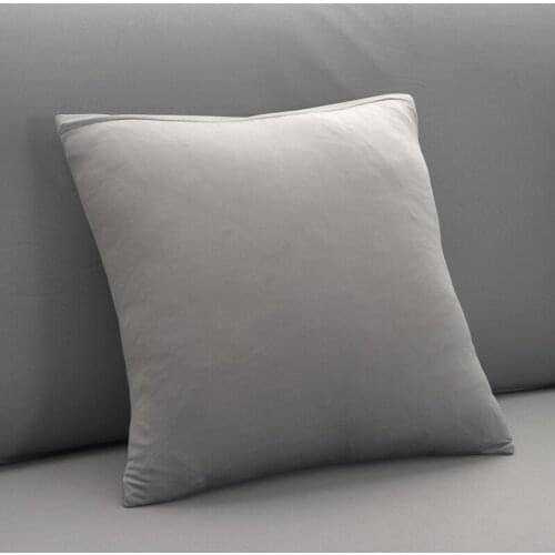 45x45cm Solid Color Spandex Cushion Cover Square Pillowcase For Living Room Red Green Grey Yellow Pillow cover 2PCS