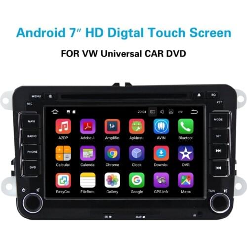Android 7.1 car radio gps for VW/Volkswagen/Passat/POLO/GOLF/Skoda/Seat/Leon with Bluetooth/Wifi/GPS/USB DVR/TV/3G/ Back Camera