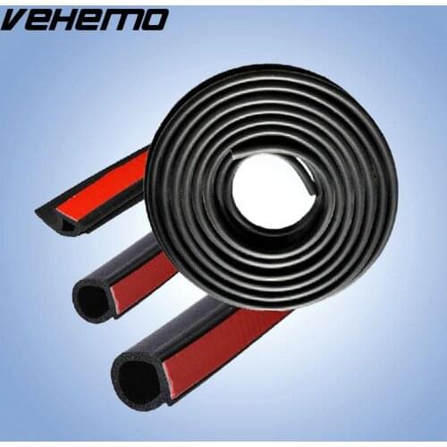 5M Car Rubber Seal Small D Type Strip black EPDM Truck Motor Door Weather Tape Strap Hollow