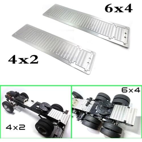 General Beam Metal Decorative Cover 6X4 4X2 for 1/14 Tamiya RC Truck Trailer Tipper Scania MAN Benz Actros Volvo Car Diy Parts