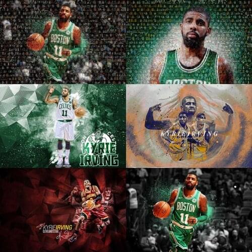 Kyrie Irving wooden puzzles Basketball star jigsaw puzzle 1000 pieces adult difficulty decompression educational toys Custom