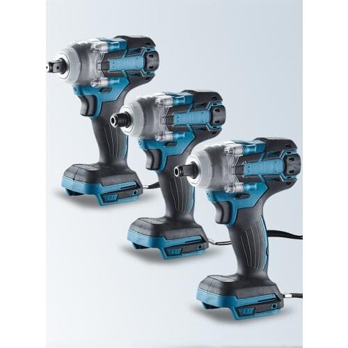 18V Electric Cordless Impact Spanner Screw Driver Brush-Less Motor High Torque Wrench Power Tools Electric Wrench