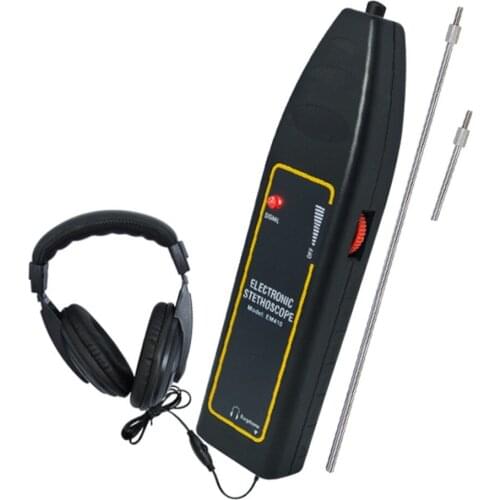 Electronic Stethoscope 100Hz~10kHz with High Sensitivity Long & Short probe + Earphone Car Truck Automotive Noise Sensor Finder