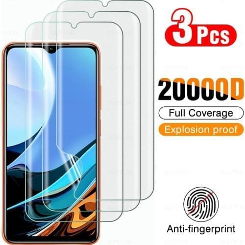 3Pcs Matte Protector Hydrogel Film For Xiaomi Redmi 9T On Xiami 9 T Redme9 Protective Phone Screen Full Cover Film Not Glasses