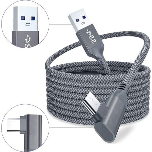5M VR Headset Charging Cable Data Line For Oculus Quest 2 USB 3.0 Type C Data Charging Cable Transfer Type-C To USB-A Cord