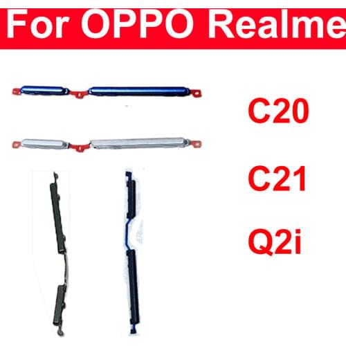 Power Volume Side Button Flex Cable For OPPO Realme Q21 Power On / Off & Volume Up / Down Side Key Replacement Parts