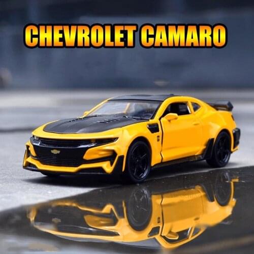 1/32 Diecasts Toy Vehicles Chevrolet Camaro Alloy Car Model Collection Metal Sports Car Vehicles Children Christmas Gift Машинки