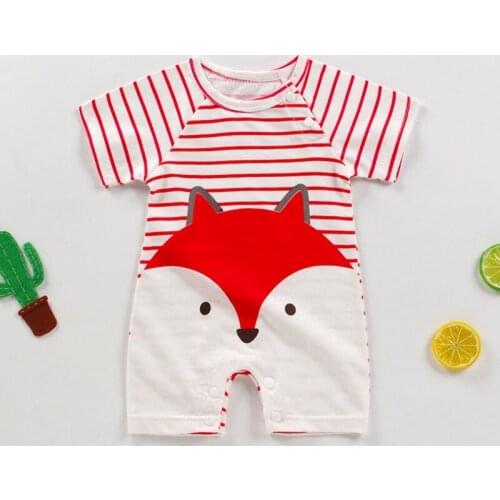 NEW Short Sleeve Jumpsuit Boy Girl Kids Baby Rompers Toddler Baby Rompers Summer Cotton Jumpsuit NewBorn Baby Clothes