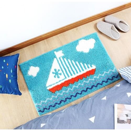 Microfiber Bath Mat Water Absorb Anti Slip Bathroom Carpet Sailing Rug Bedroom Entrance Door Mat For Living Room Floor Mats
