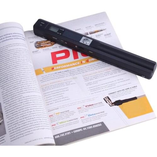 Instant Portable Scanner 900DPI LCD Display for JPG/PDF Format Document Image VDX99