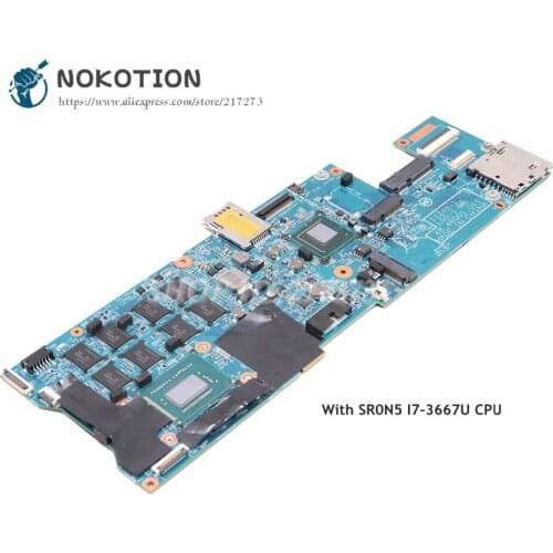 NOKOTION For Lenovo Carbon X1 Laptop Motherboard SR0N5 I7-3667U CPU 11246-1 LGS-1 MB 48.4RQ01.011 04W3895 MAIN BOARD