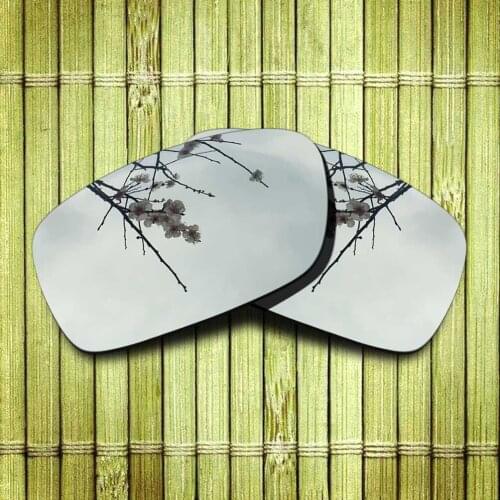 Polarized Replacement Lense For-Oakley Crankcase Sunglasses Frame True Color Mirrored Coating - Chrome Color Options