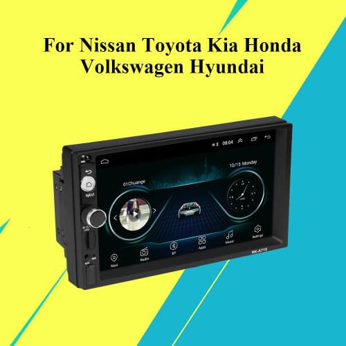 Factory RK-A715 2 Din Android 8.1 Universal 7 inch Car Radio GPS MP5 Player For Nissan Toyota Kia Honda Volkswagen Hyundai