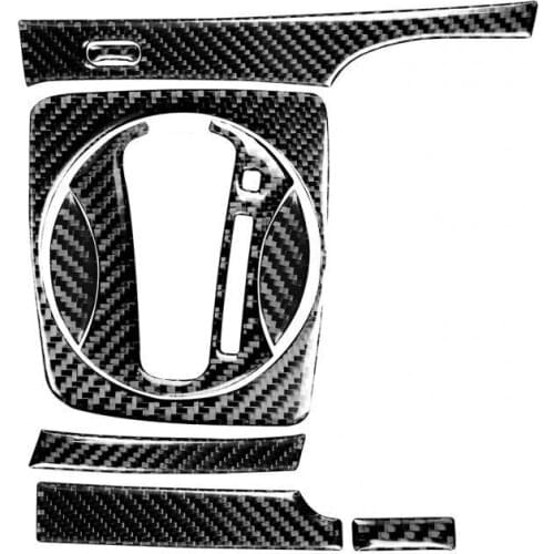 9Pcs Car Interior Stickers Stylish Self-adhesive Carbon Fiber Dash Board Stickers Right Hand Drive for Civic- 8 Gen 2006-2011