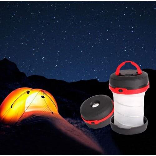 Telescopic Dual-use LED Tent Lights Camp Lights Spring Telescopic Outdoor Camping Lamp Six Kinds of Color for Home Fishing