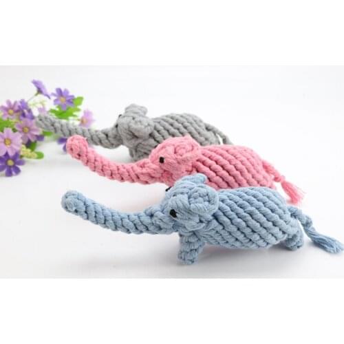 Pet supplies cotton rope weave simulation elephant toy pet dog molar teeth cleaning toy,Q143