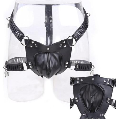 VGYZL Men's Leather Briefs